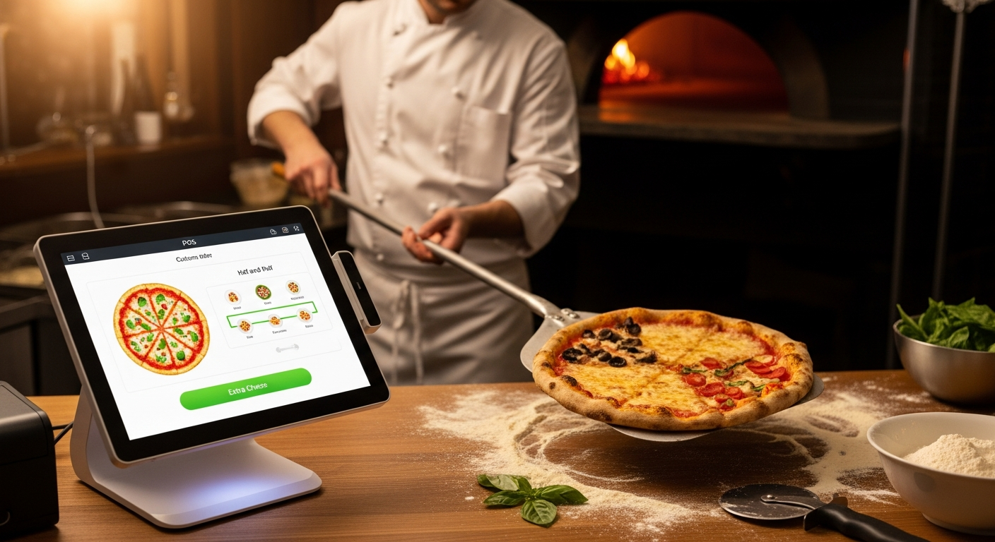 Half-and-Half, Extra Cheese: POS Features for Pizza Customization | PizzeriaPOS